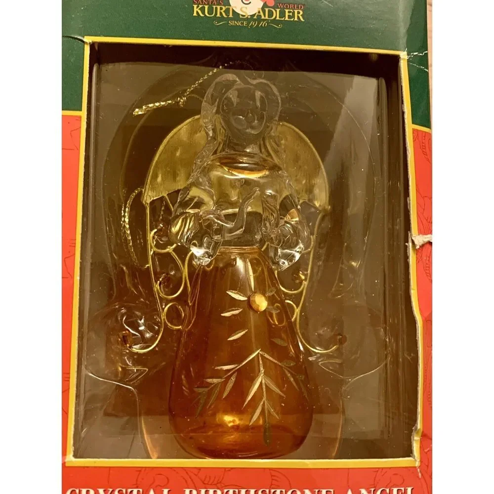 Kurt Adler‎ Crystal Birthstone Angel November H0403